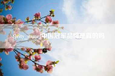 大丰中国冠军品牌是真的吗