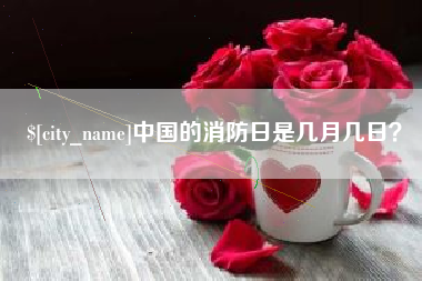 大丰中国的消防日是几月几日？