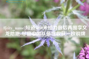 大丰短道5000米接力最后两圈李文龙陪跑-尽管中国队最终收获一枚铜牌