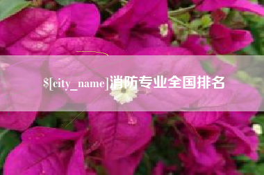 大丰消防专业全国排名