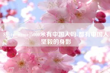 大丰5000米有中国人吗-都有中国人坚毅的身影