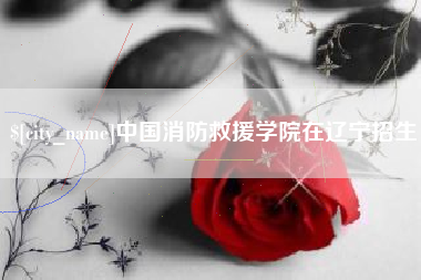 大丰中国消防救援学院在辽宁招生