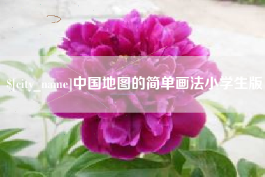 大丰中国地图的简单画法小学生版