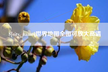 大丰世界地图全图可放大高清