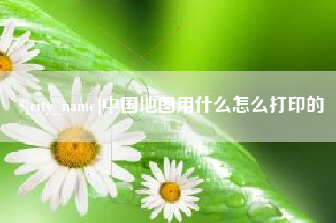 大丰中国地图用什么怎么打印的
