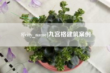 大丰九宫格建筑案例