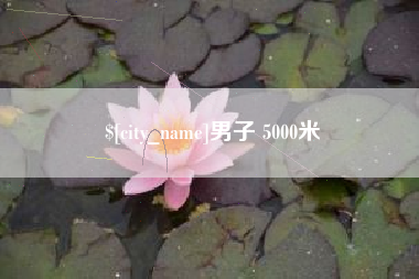 大丰男子 5000米
