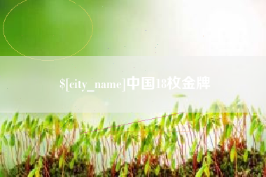 大丰中国18枚金牌