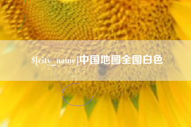大丰中国地图全图白色