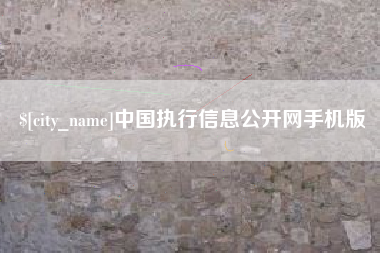 大丰中国执行信息公开网手机版