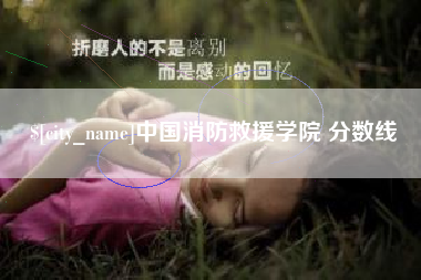 大丰中国消防救援学院 分数线