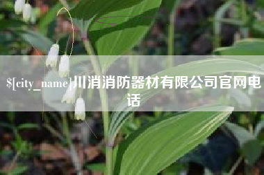 大丰川消消防器材有限公司官网电话