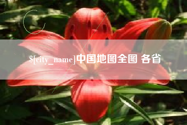 大丰中国地图全图 各省