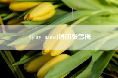 大丰消防张雪梅