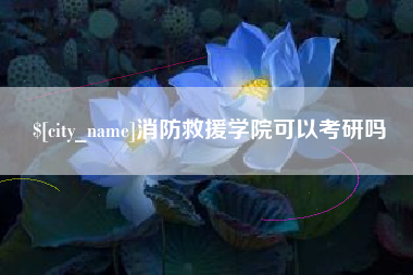 大丰消防救援学院可以考研吗