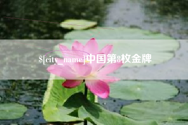大丰中国第8枚金牌