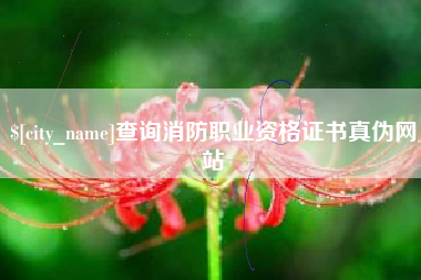 大丰查询消防职业资格证书真伪网站