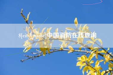 大丰中国消防在线查询