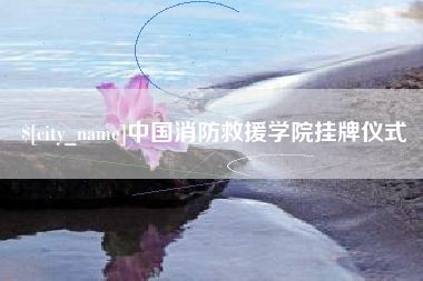 大丰中国消防救援学院挂牌仪式